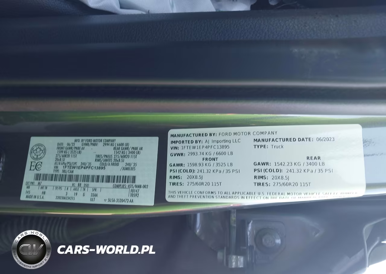 2023 Ford F-150 Lariat VIN:1FTEW1EP4PFC13895 - 9