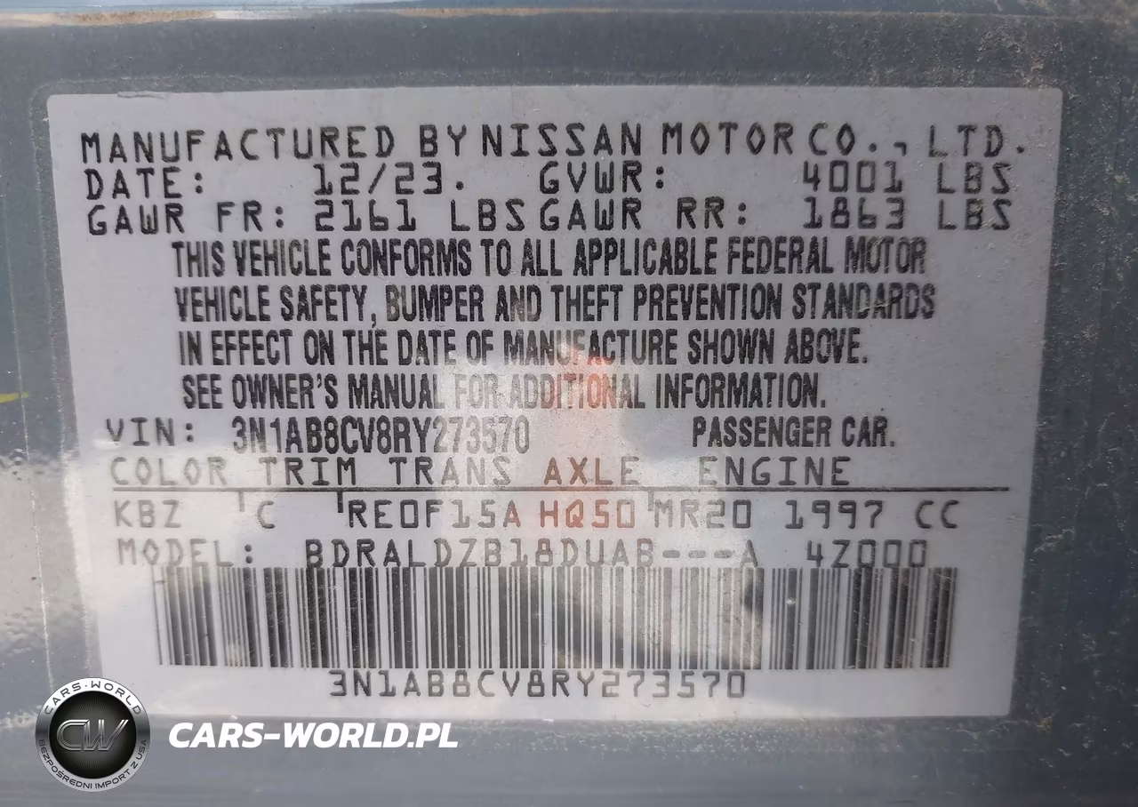 2024 Nissan Sentra Sv Xtronic Cvt VIN:3N1AB8CV8RY273570 - 9