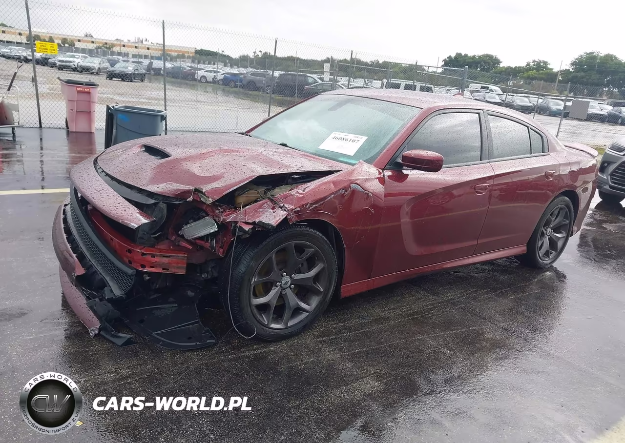 2019 Dodge Charger Gt Rwd VIN:2C3CDXHG0KH622306 - 2