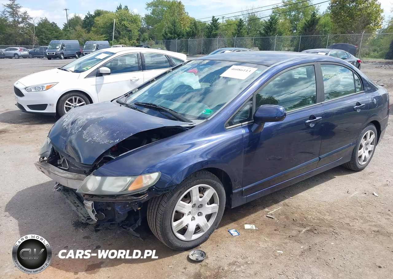 2009 Honda Civic Lx VIN:19XFA16539E021672 - 2