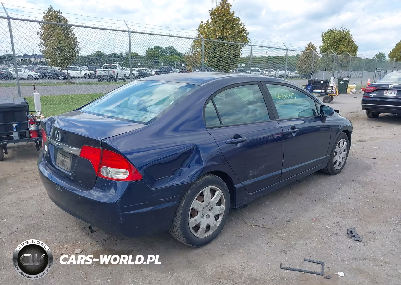 2009 Honda Civic Lx VIN:19XFA16539E021672 - 4