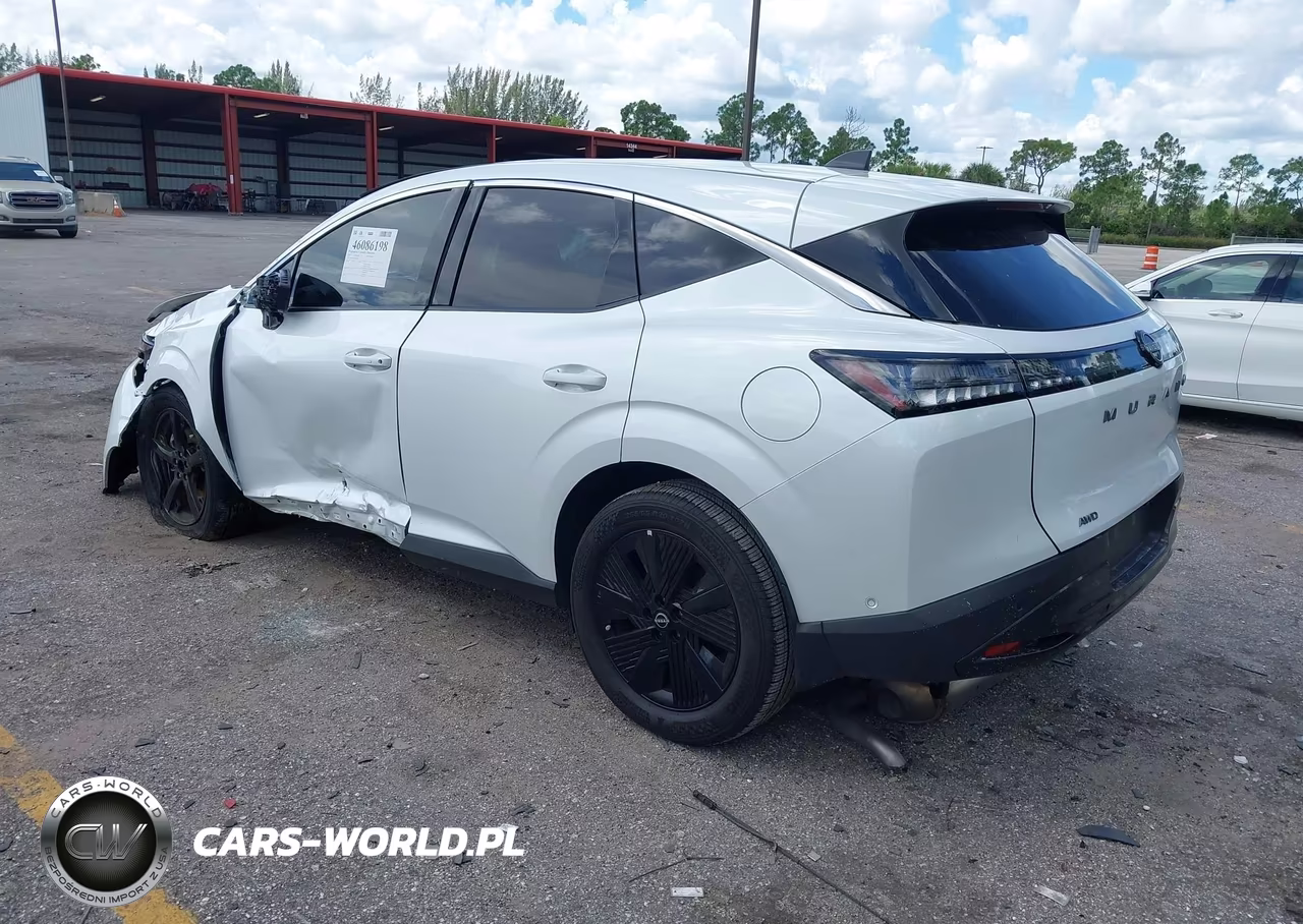 2025 Nissan Murano Sv VIN:5N1AZ3BS2SC130241 - 3