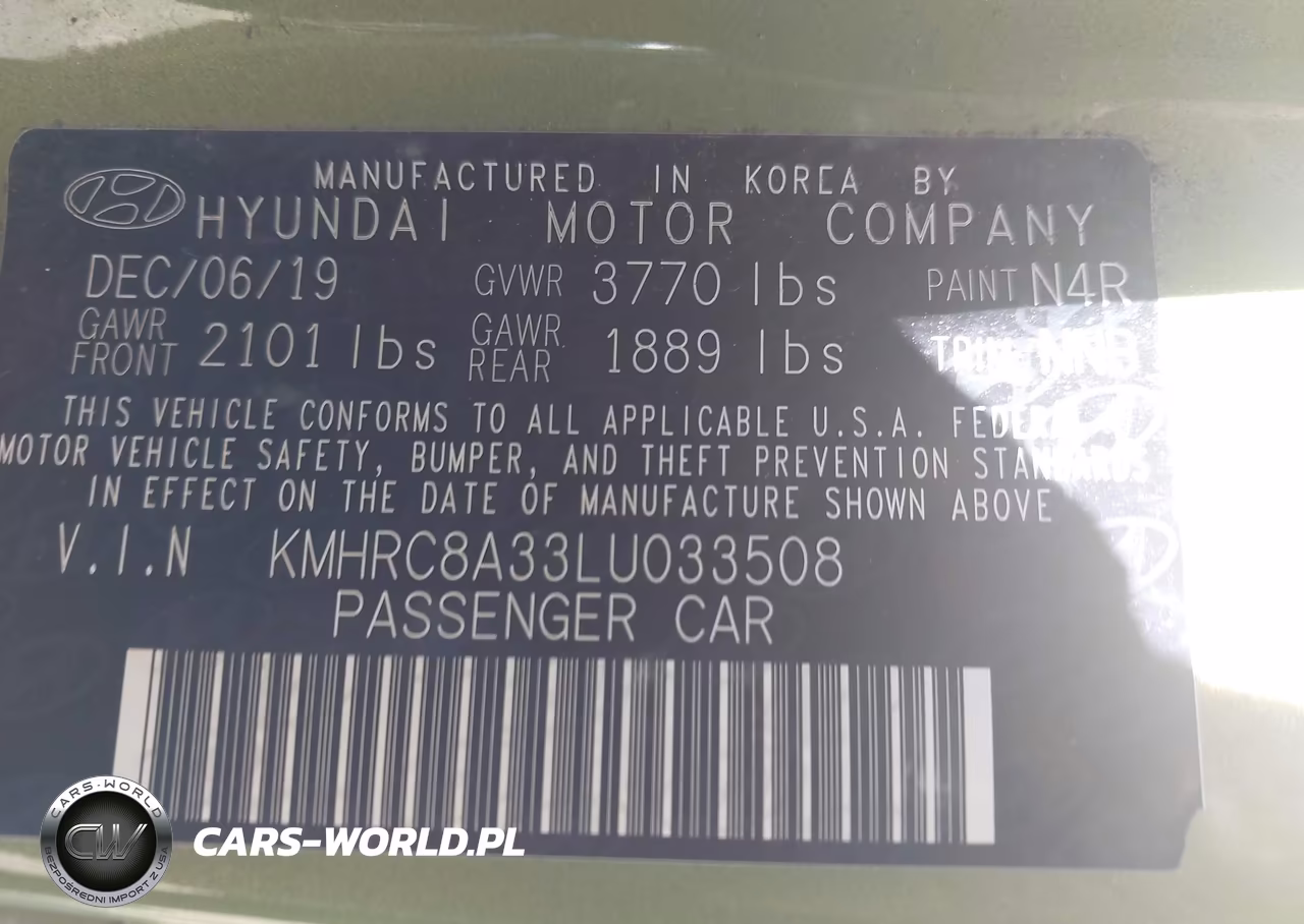 2020 Hyundai Venue Sel VIN:KMHRC8A33LU033508 - 9