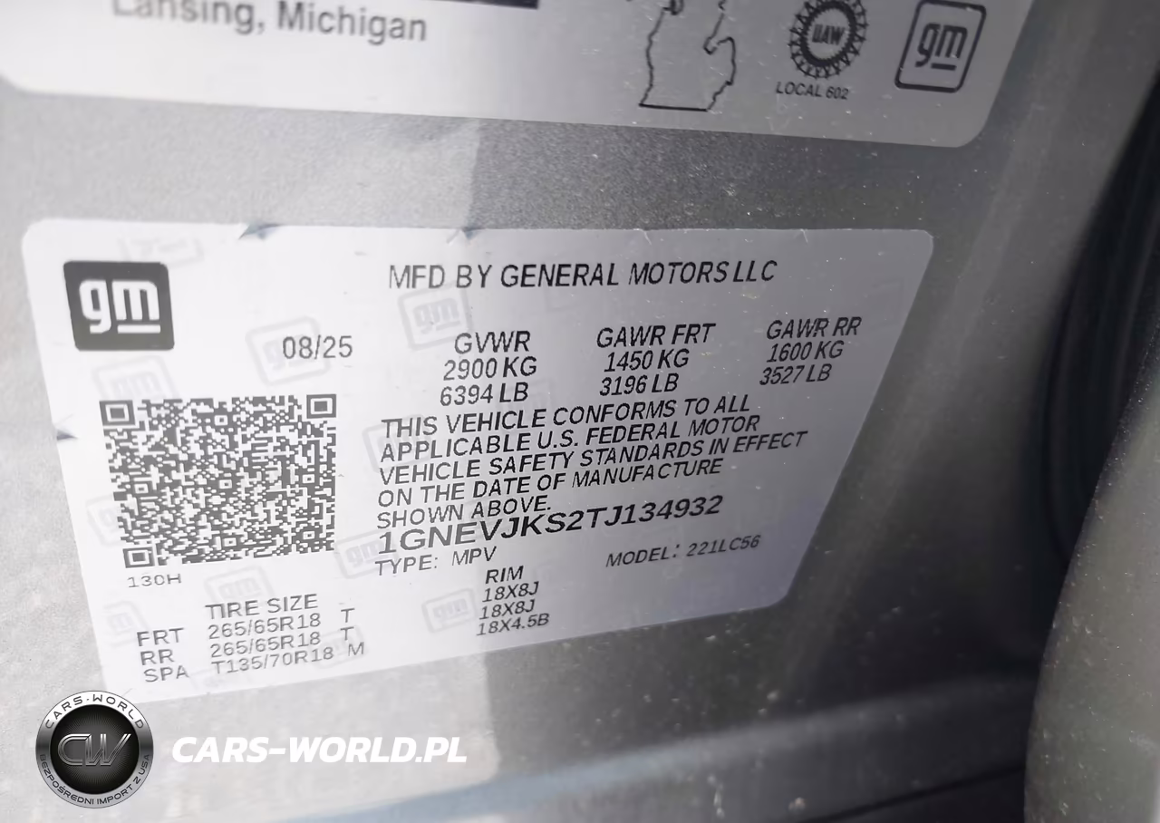 2026 Chevrolet Traverse Awd Z71 VIN:1GNEVJKS2TJ134932 - 9
