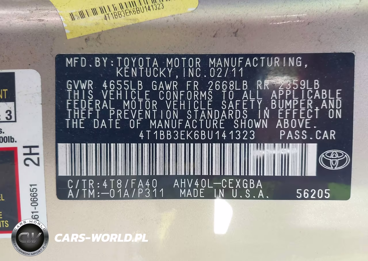 2011 Toyota Camry Hybrid VIN:4T1BB3EK6BU141323 - 9