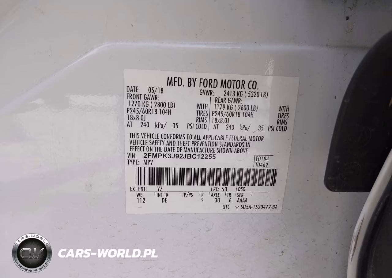 2018 Ford Edge Sel VIN:2FMPK3J92JBC12255 - 9
