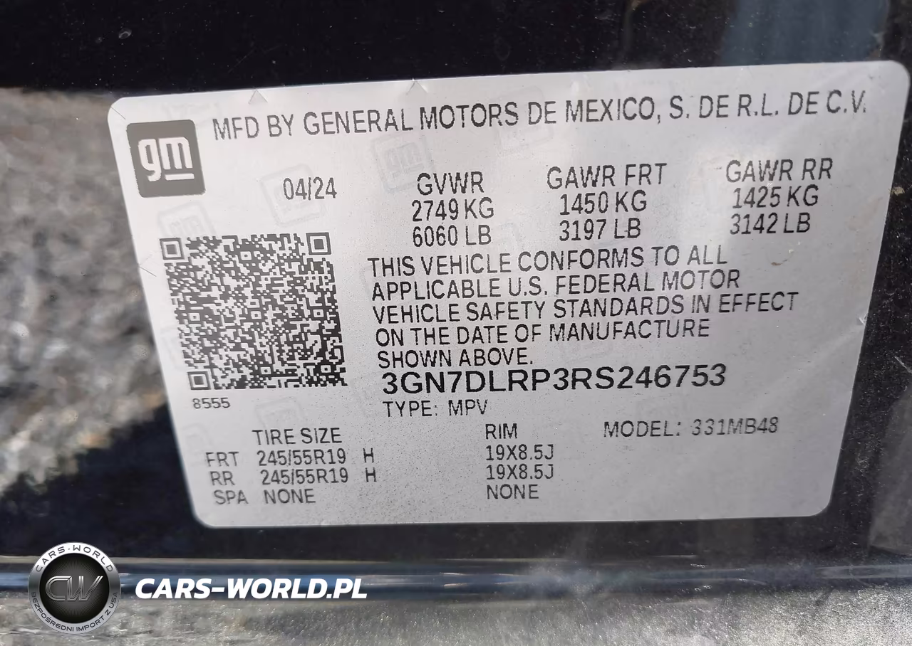 2024 Chevrolet Equinox Ev Lt VIN:3GN7DLRP3RS246753 - 9