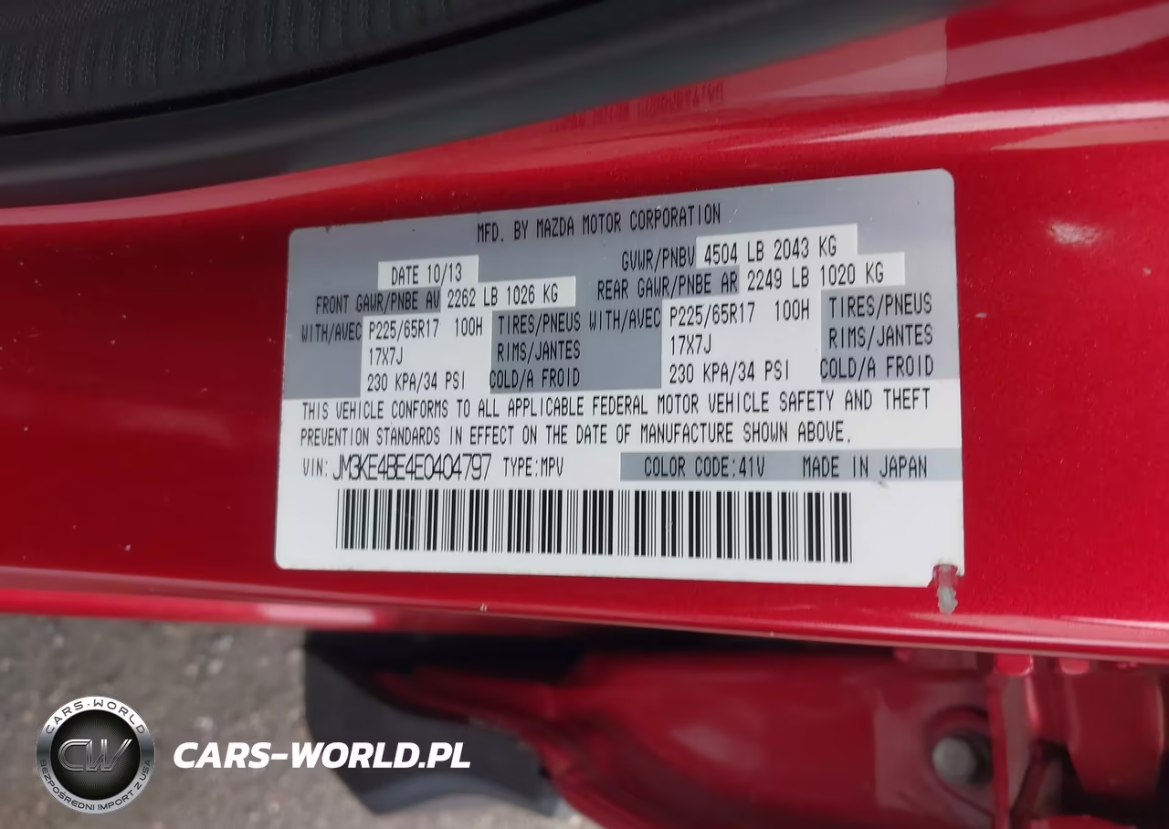 2014 Mazda Cx-5 Sport VIN:JM3KE4BE4E0404797 - 9