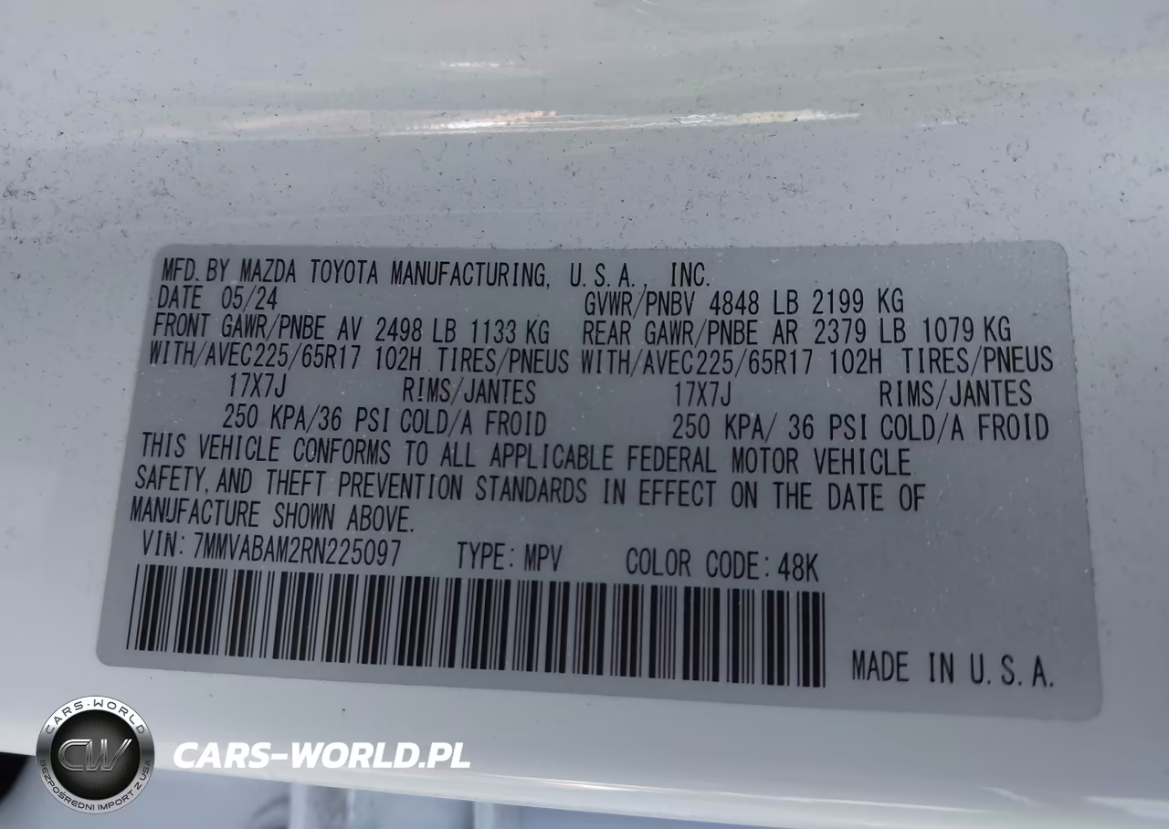 2024 Mazda Cx-50 2.5 S Select VIN:7MMVABAM2RN225097 - 9