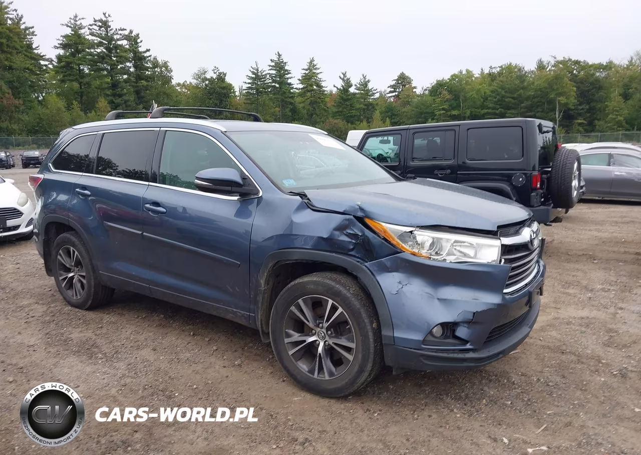 2016 Toyota Highlander Xle V6 – zdjęcie 1 z 4