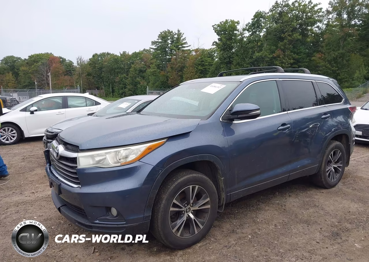 2016 Toyota Highlander Xle V6 VIN:5TDJKRFHXGS502229 - 2