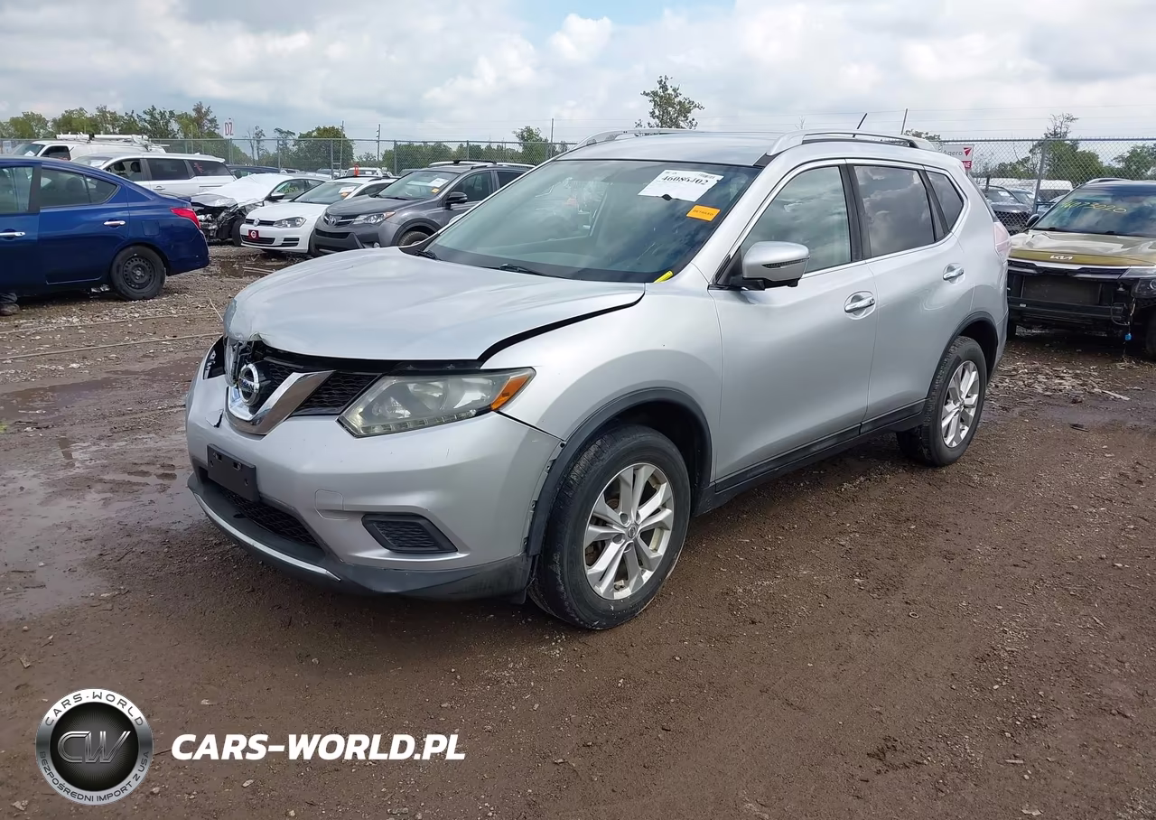 2016 Nissan Rogue Sv VIN:5N1AT2MM9GC766043 - 2