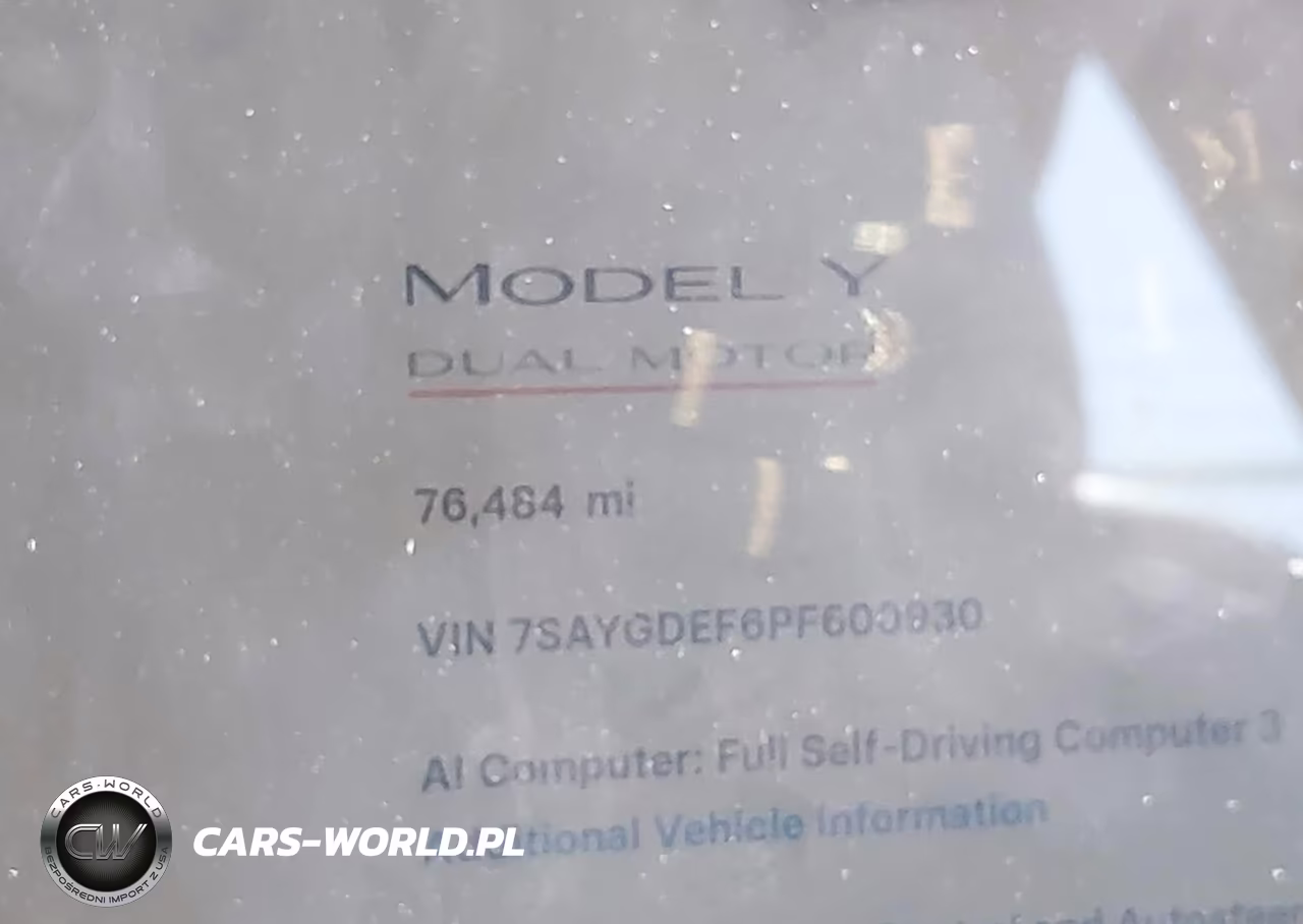 2023 Tesla Model Y Performance Dual Motor All-Wheel Drive VIN:7SAYGDEF6PF600930 - 15