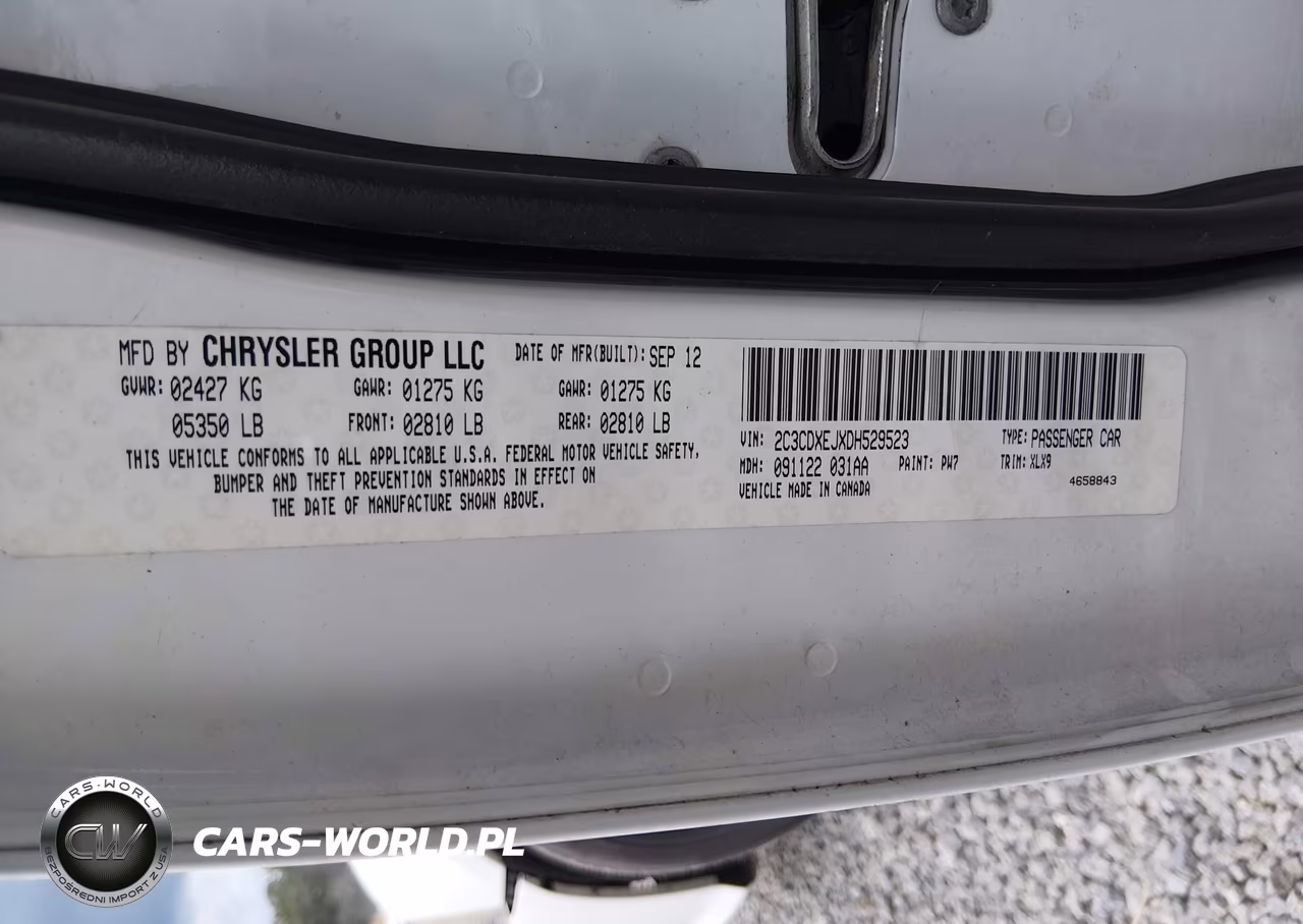 2013 Dodge Charger Srt8 VIN:2C3CDXEJXDH529523 - 9