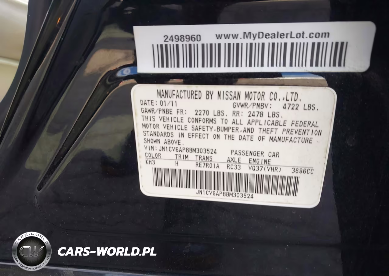 2011 Infiniti G37 Journey VIN:JN1CV6AP8BM303524 - 9