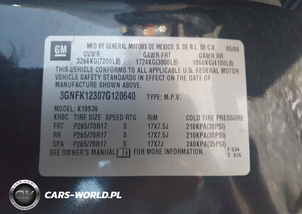 2007 Chevrolet Avalanche 1500 Lt VIN:3GNFK12307G120640 - 9