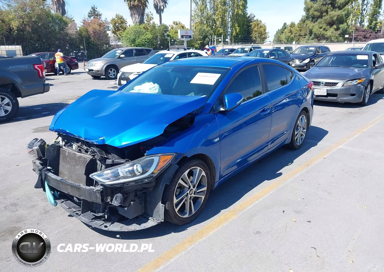 2018 Hyundai Elantra Limited VIN:KMHD84LFXJU584172 - 2