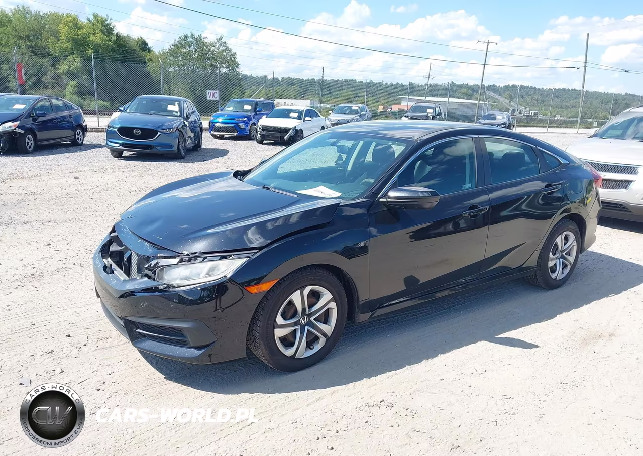 2018 Honda Civic Lx VIN:19XFC2F50JE022895 - 2
