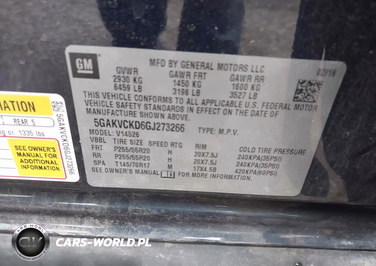 2016 Buick Enclave Premium VIN:5GAKVCKD6GJ273266 - 9