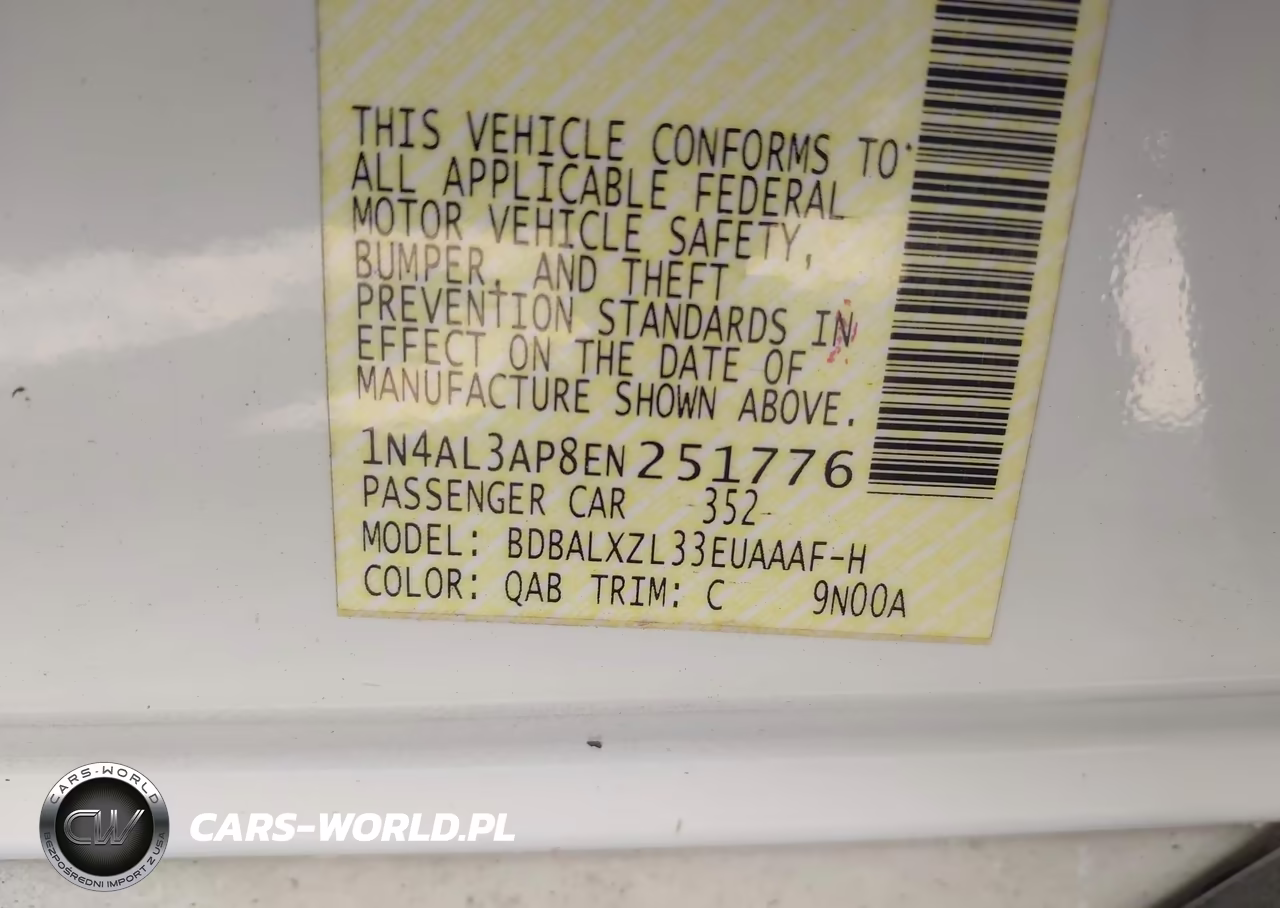 2014 Nissan Altima 2.5 Sl VIN:1N4AL3AP8EN251776 - 9