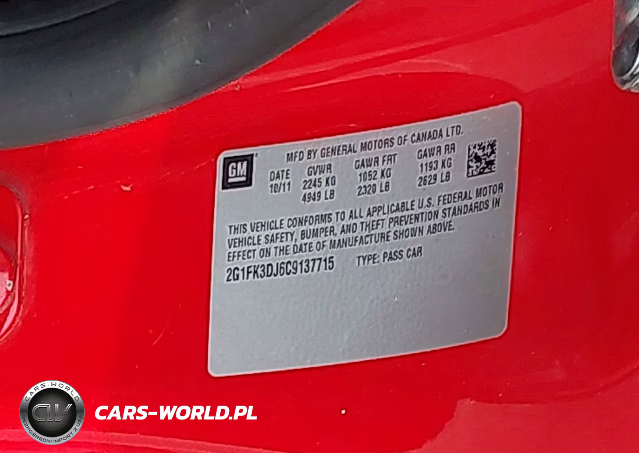 2012 Chevrolet Camaro 2Ss VIN:2G1FK3DJ6C9137715 - 9