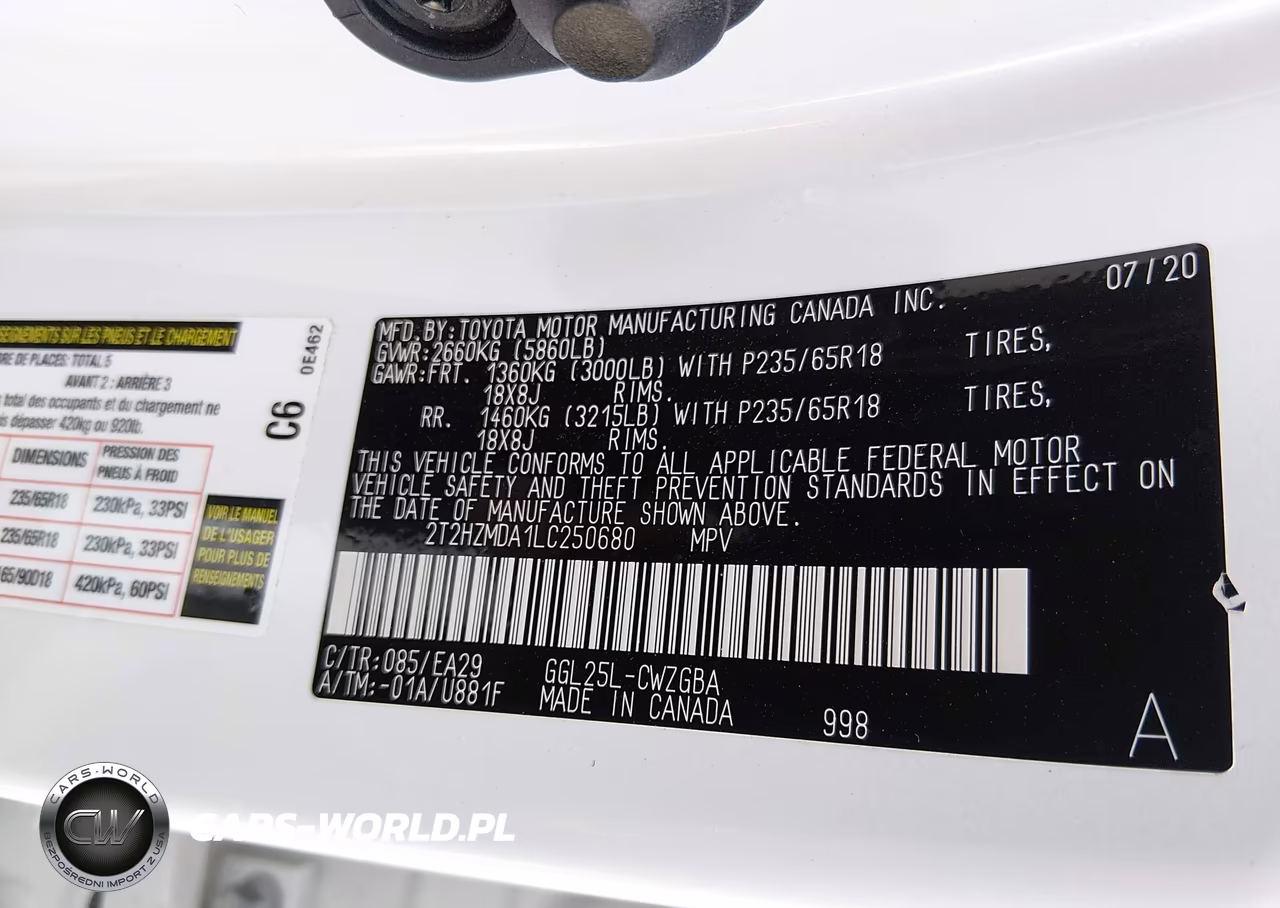 2020 Lexus Rx 350 VIN:2T2HZMDA1LC250680 - 9