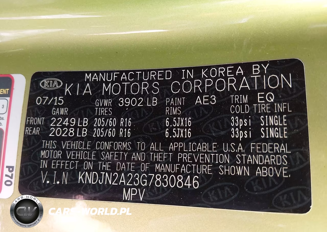 2016 Kia Soul VIN:KNDJN2A23G7830846 - 9