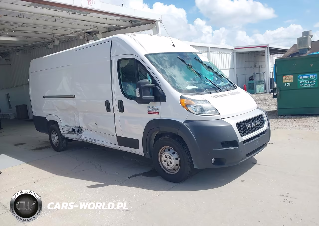 2021 Ram Promaster 3500 Cargo Van High Roof 159 Wb Ext VIN:3C6MRVJGXME558040 - 1