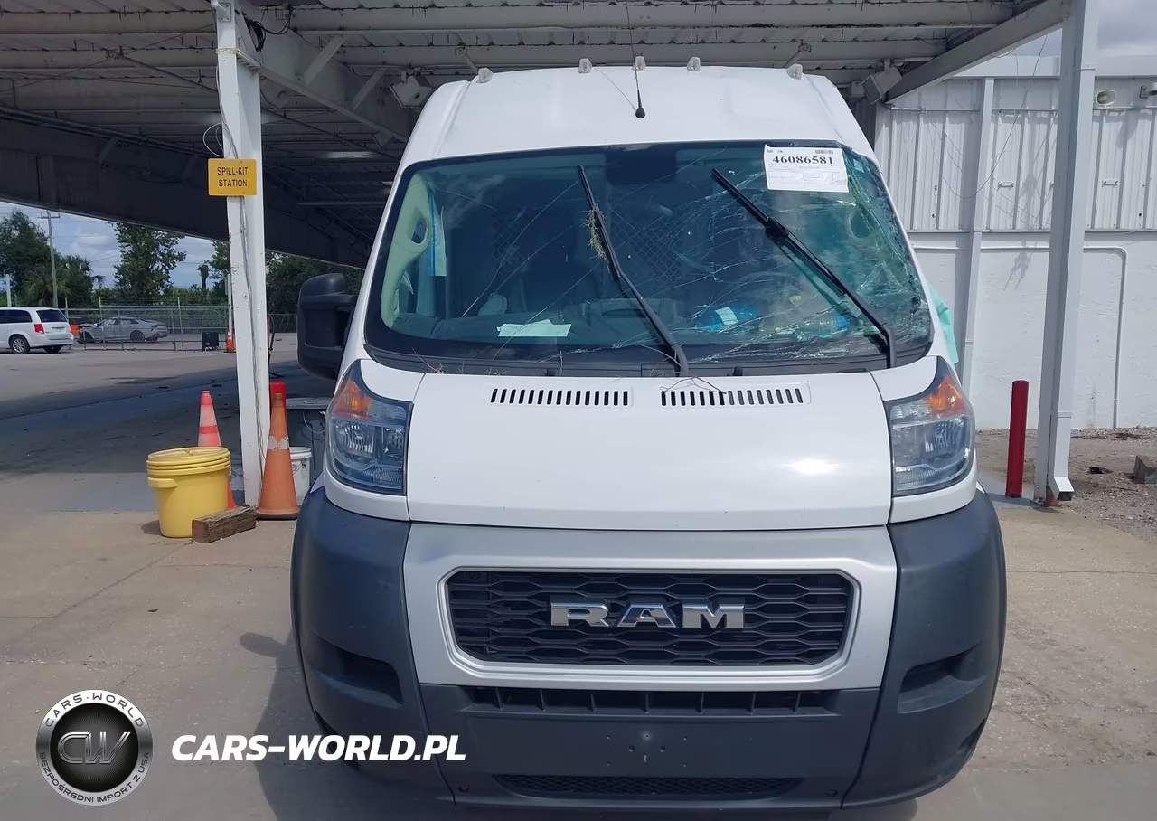 2021 Ram Promaster 3500 Cargo Van High Roof 159 Wb Ext VIN:3C6MRVJGXME558040 - 12