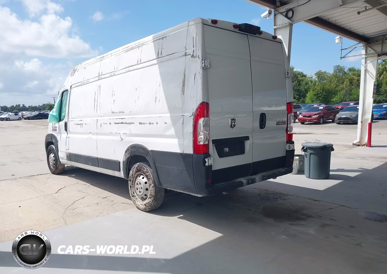 2021 Ram Promaster 3500 Cargo Van High Roof 159 Wb Ext VIN:3C6MRVJGXME558040 - 3