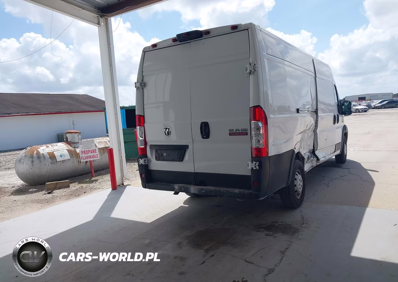 2021 Ram Promaster 3500 Cargo Van High Roof 159 Wb Ext VIN:3C6MRVJGXME558040 - 4