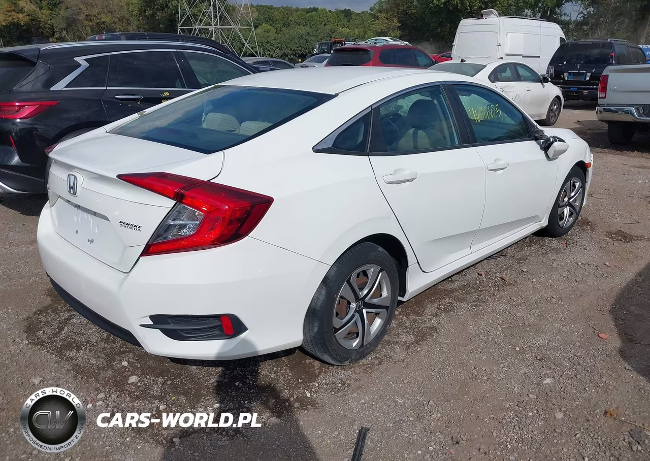 2017 Honda Civic Lx VIN:19XFC2F5XHE015382 - 4