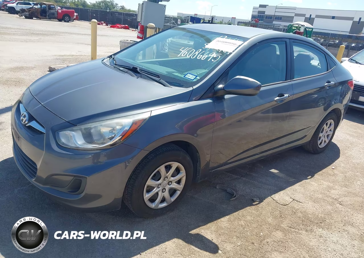 2012 Hyundai Accent Gls VIN:KMHCT4AE3CU241761 - 2