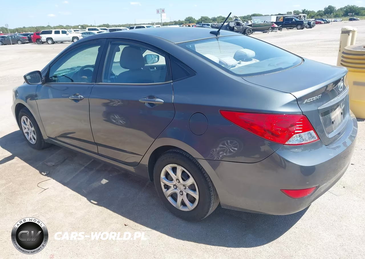 2012 Hyundai Accent Gls VIN:KMHCT4AE3CU241761 - 3
