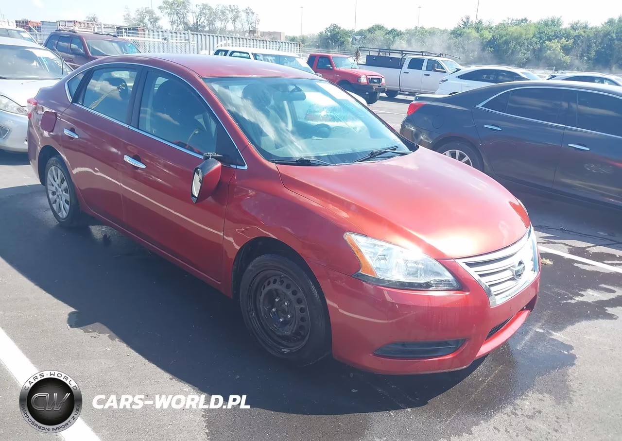 2015 Nissan Sentra Sv VIN:3N1AB7AP4FY359596 - 1