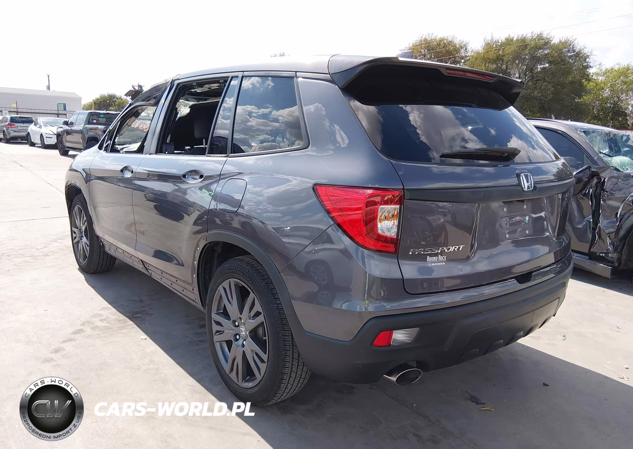 2021 Honda Passport 2Wd Ex-L VIN:5FNYF7H57MB010669 - 3
