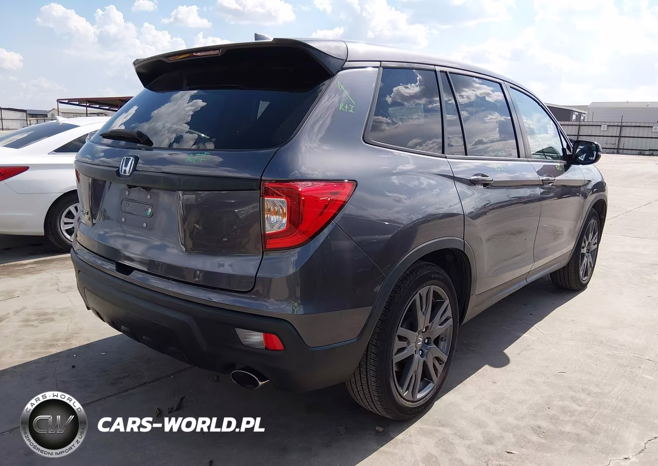 2021 Honda Passport 2Wd Ex-L VIN:5FNYF7H57MB010669 - 4