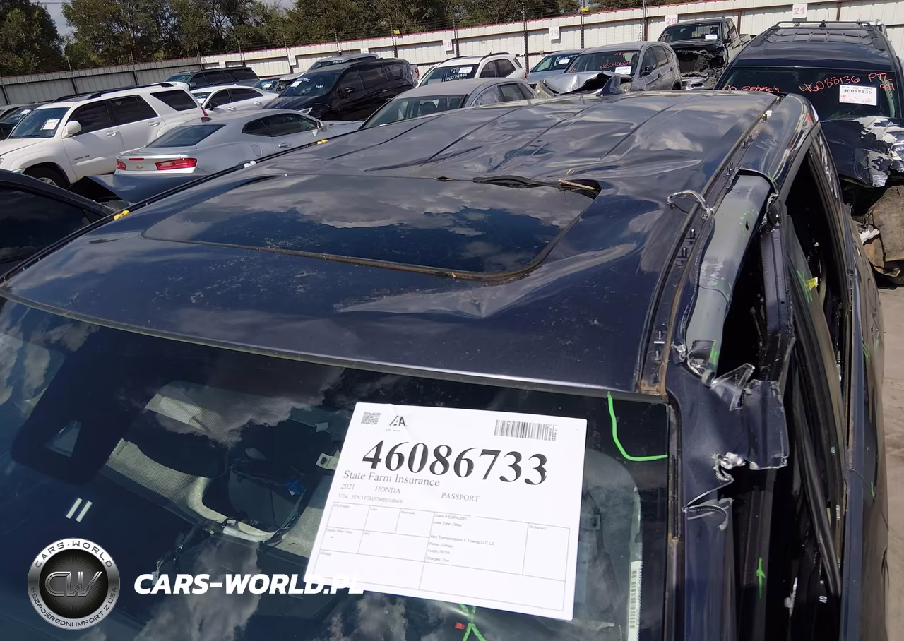 2021 Honda Passport 2Wd Ex-L VIN:5FNYF7H57MB010669 - 6