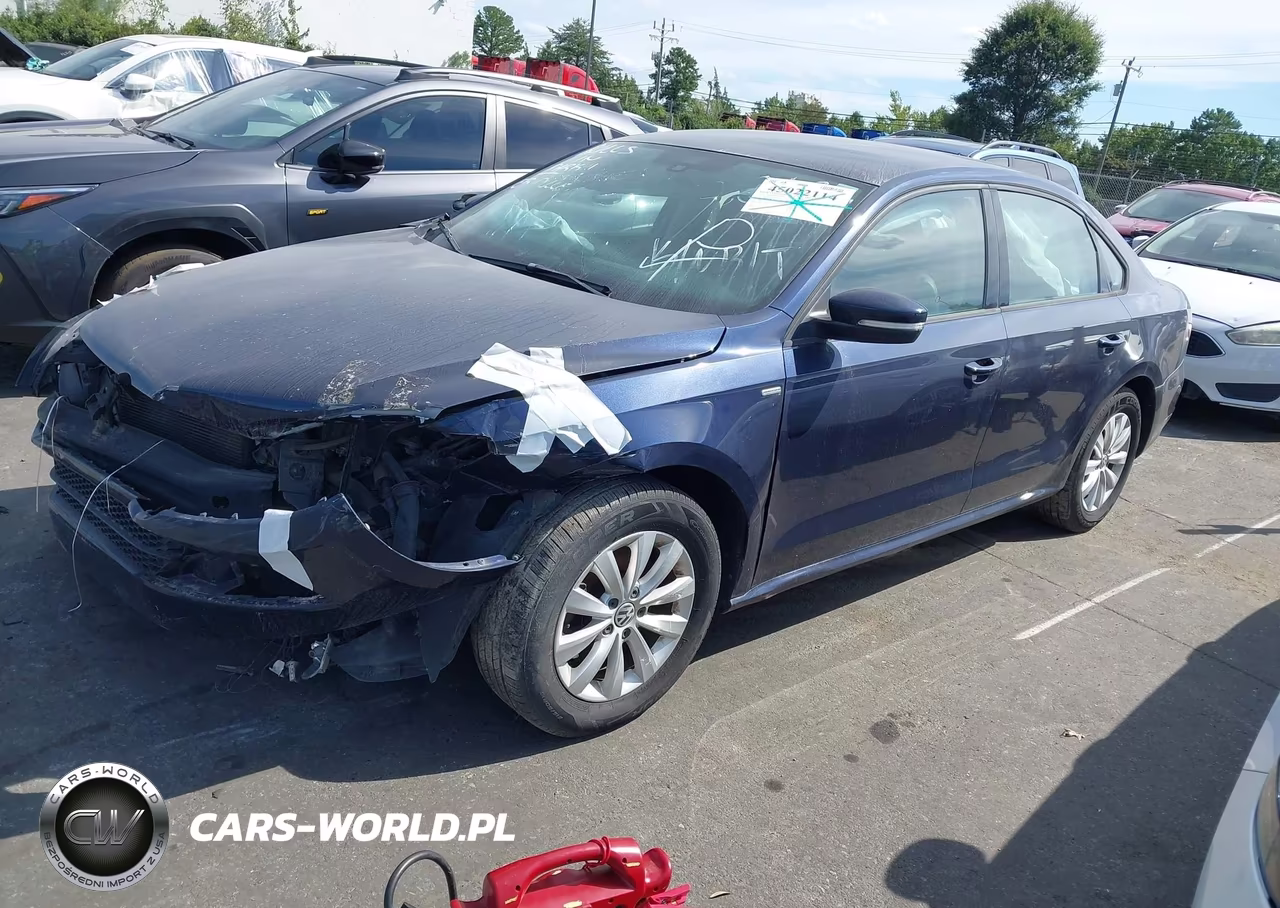 2015 Volkswagen Passat 1.8T Wolfsburg Edition VIN:1VWAT7A3XFC073619 - 2