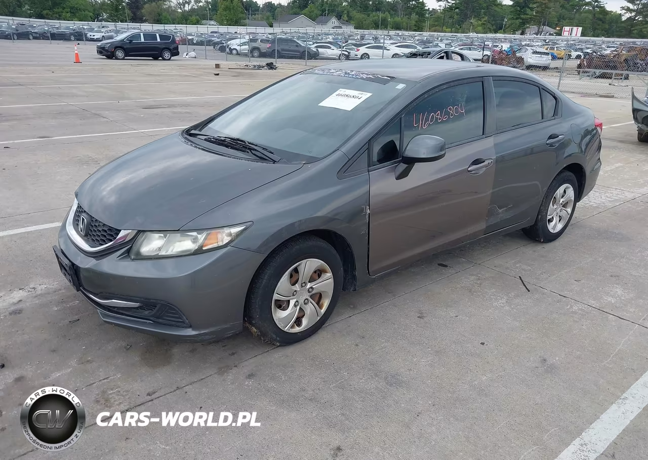 2013 Honda Civic Lx VIN:2HGFB2F51DH572605 - 2