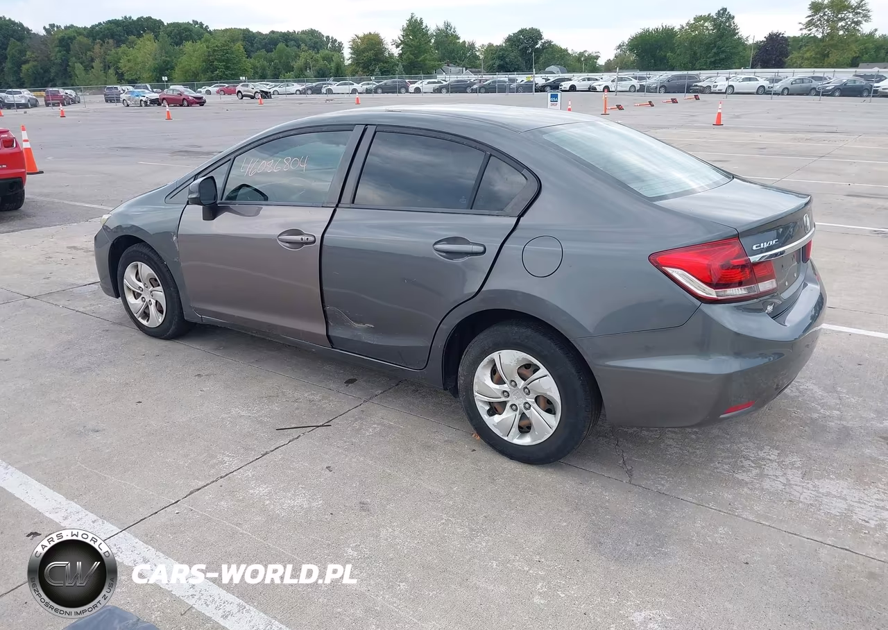 2013 Honda Civic Lx VIN:2HGFB2F51DH572605 - 3