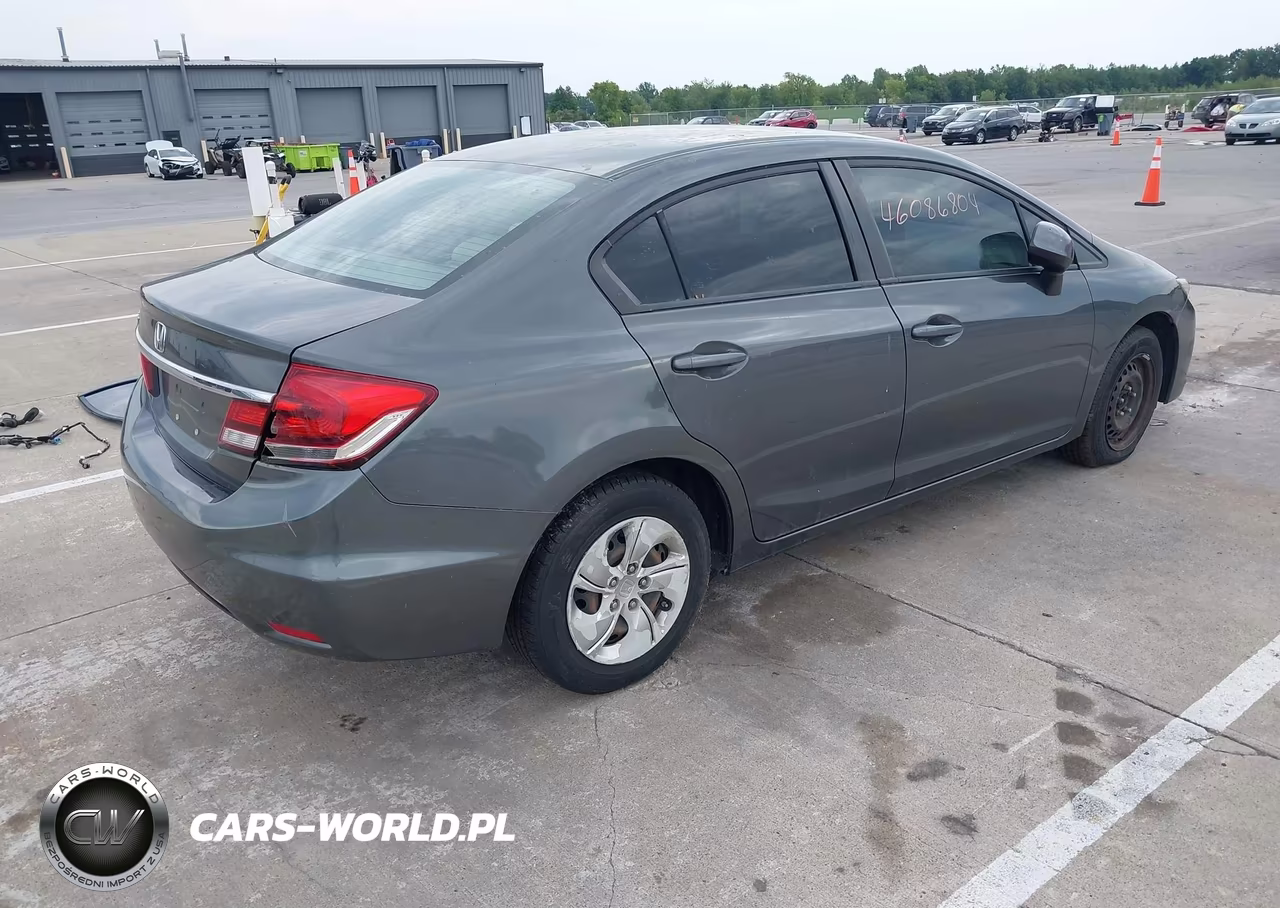 2013 Honda Civic Lx VIN:2HGFB2F51DH572605 - 4
