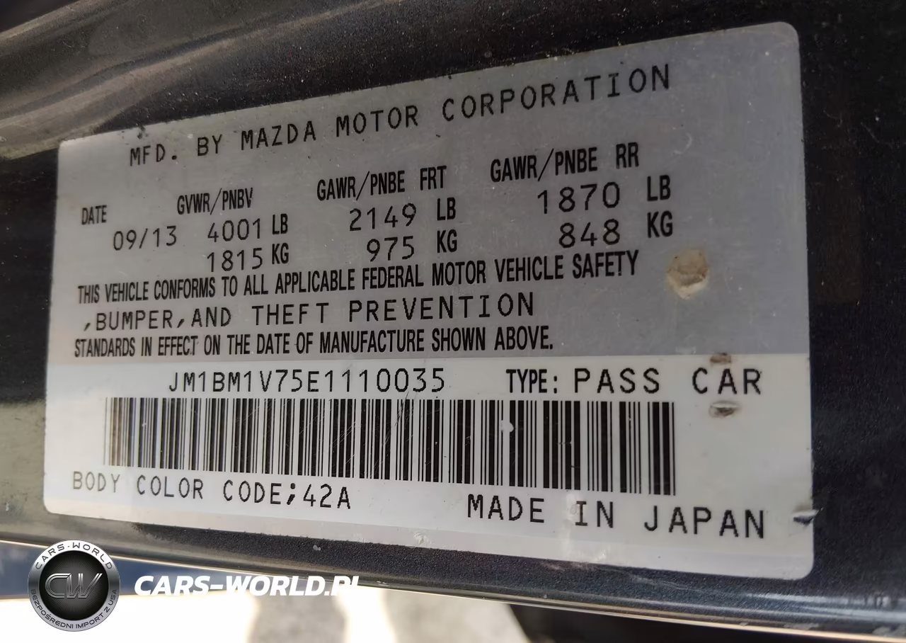 2014 Mazda Mazda3 I Touring VIN:JM1BM1V75E1110035 - 7