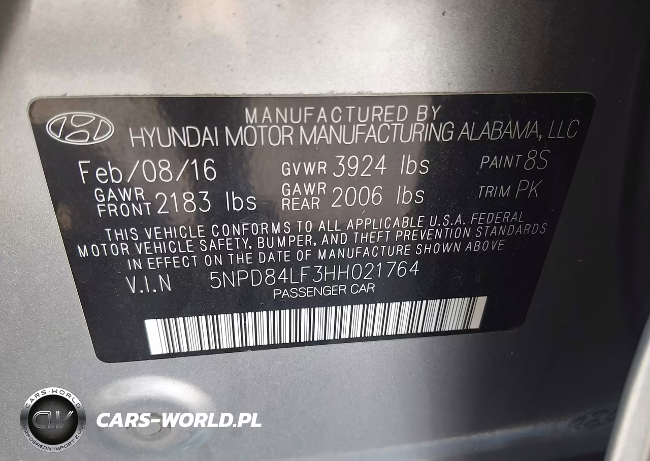 2017 Hyundai Elantra Se VIN:5NPD84LF3HH021764 - 9