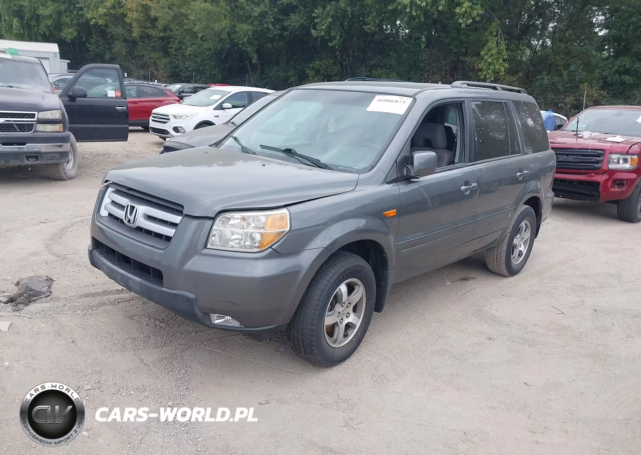 2007 Honda Pilot Ex VIN:5FNYF18467B005231 - 2