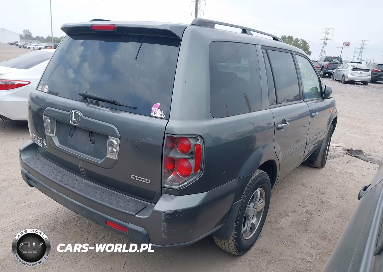 2007 Honda Pilot Ex VIN:5FNYF18467B005231 - 4
