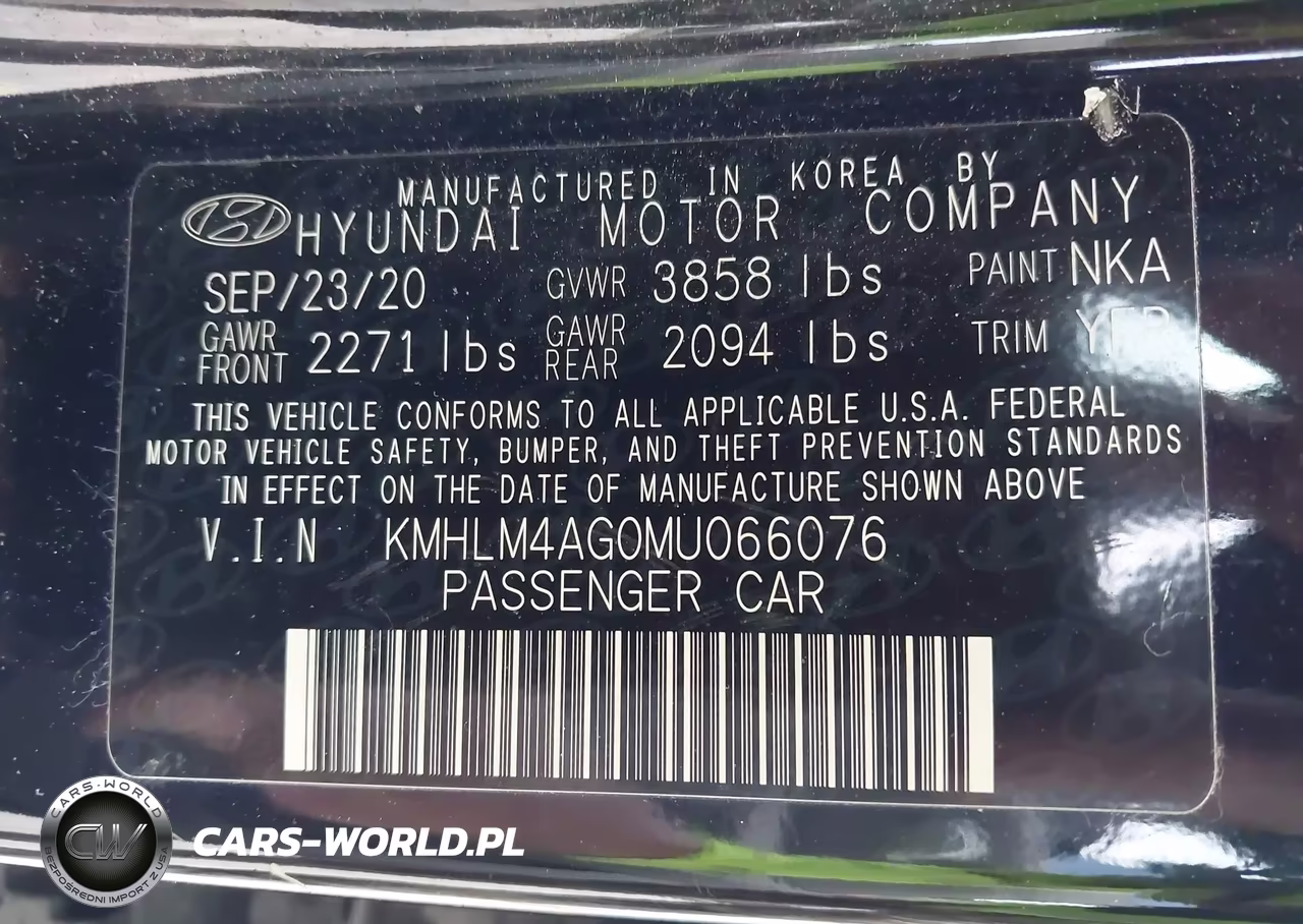 2021 Hyundai Elantra Sel VIN:KMHLM4AG0MU066076 - 9