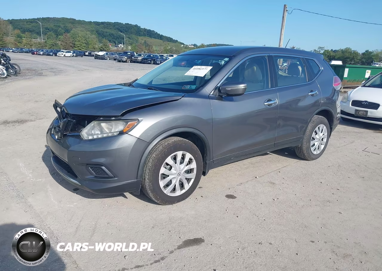 2015 Nissan Rogue S VIN:KNMAT2MV7FP580926 - 2
