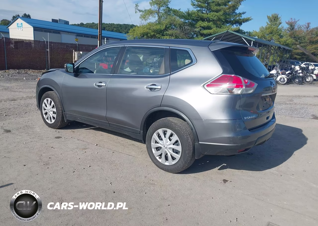 2015 Nissan Rogue S VIN:KNMAT2MV7FP580926 - 3