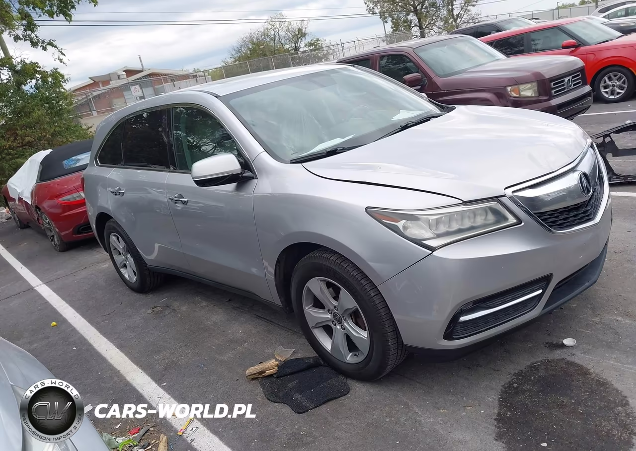 2015 Acura Mdx VIN:5FRYD3H2XFB011711 - 1